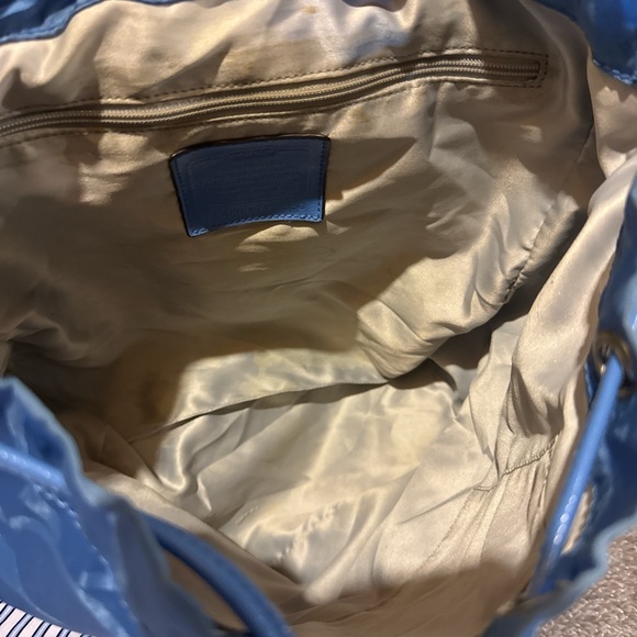 Coach Blue Backpack - Picture 6 of 8